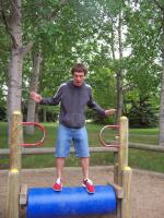 Kyle on playground