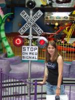 Watch out for the train