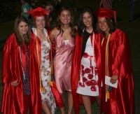 All the girls together for last time as High Schoolers